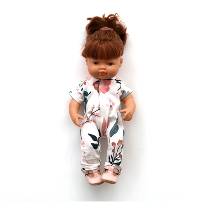 Pink Clementine Doll Rompers  (2 sizes)