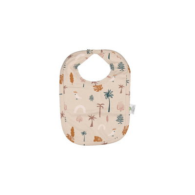 Jungle Stamp Feeding bib